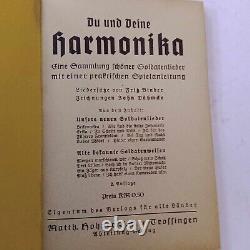 WW2 Book German SOLDIERS' SONGS FOR HARMONICA
