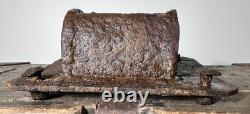 WW2 GERMAN 8CM GrW34 Mortar Bipod Carrying Pad \ Ruckasack metal holder WW2 GERMAN 8CM GrW34 Mortar Bipod Carrying Pad \ Ruckasack metal holder