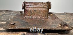 WW2 GERMAN 8CM GrW34 Mortar Bipod Carrying Pad \ Ruckasack metal holder