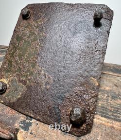 WW2 GERMAN 8CM GrW34 Mortar Bipod Carrying Pad \ Ruckasack metal holder