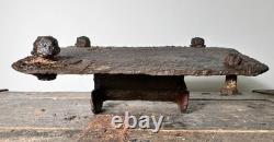 WW2 GERMAN 8CM GrW34 Mortar Bipod Carrying Pad \ Ruckasack metal holder