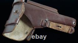 WW2 GERMAN HOLSTER, BROWNING, BROWN, jhg 43, MINT