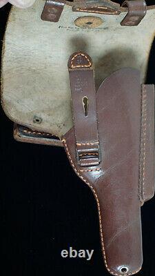 WW2 GERMAN HOLSTER, BROWNING, BROWN, jhg 43, MINT