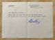 WW2 GERMAN NAVY SUPREME COMDR. Of U-BOATS KARL DÖNITZ AUTOGRAPHED LETTER 1974