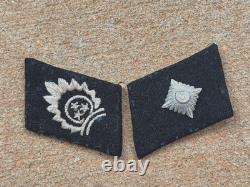 WW2 GERMAN NCO COLLAR TABS FOR 15th W-GREN. LATVIAN ELITE VOLUNTEERS DIVISION