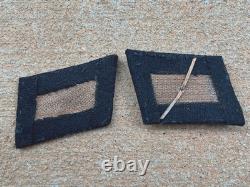 WW2 GERMAN NCO COLLAR TABS FOR 15th W-GREN. LATVIAN ELITE VOLUNTEERS DIVISION