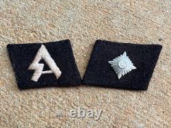 WW2 GERMAN NCO COLLAR TABS FOR 18th Elite-Pz-Gren-Div. Horst Wessel