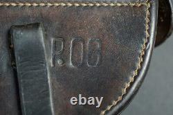 WW2 GERMAN P. 08 HOLSTER, epf 1941, WaA195