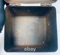 WW2 GERMAN RA 35 METAL TRANSPORT BOX FOR A MORTAR OPTICAL SIGHT WAA 8cm GRW34