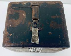 WW2 GERMAN RA 35 METAL TRANSPORT BOX FOR A MORTAR OPTICAL SIGHT WAA 8cm GRW34