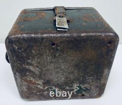 WW2 GERMAN RA 35 METAL TRANSPORT BOX FOR A MORTAR OPTICAL SIGHT WAA 8cm GRW34