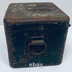 WW2 GERMAN RA 35 METAL TRANSPORT BOX FOR A MORTAR OPTICAL SIGHT WAA 8cm GRW34