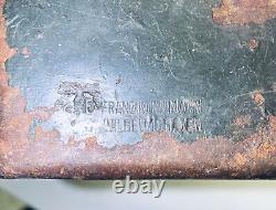 WW2 GERMAN RA 35 METAL TRANSPORT BOX FOR A MORTAR OPTICAL SIGHT WAA 8cm GRW34