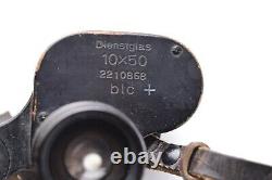 WW2 German 10X50 POWER BINOCULARS. Dienstglass blc
