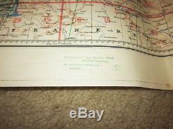 WW2 German 12000000 Fliegerkarte Pilot Map Battle of Britain RARE