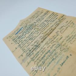 WW2 German 1943 Colmar-Sélestat Field Order, Gren. Ers. Rgt 78 signed with notes
