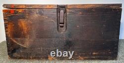 WW2 German Ammo Box Kart. S. F. H. 18 Heeres-Munition 1943 WaA Marked Paper label