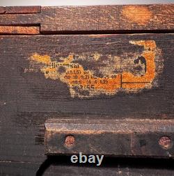 WW2 German Ammo Box Kart. S. F. H. 18 Heeres-Munition 1943 WaA Marked Paper label
