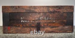 WW2 German Ammo Box Kart. S. F. H. 18 Heeres-Munition 1943 WaA Marked Paper label