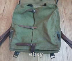 WW2 German Army M. 39 Fur Back-Pack (Tornister) with Original Leather Straps