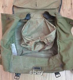 WW2 German Army M. 39 Fur Back-Pack (Tornister) with Original Leather Straps