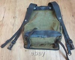 WW2 German Army M. 39 Fur Back-Pack (Tornister) with Original Leather Straps