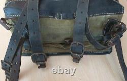 WW2 German Army M. 39 Fur Back-Pack (Tornister) with Original Leather Straps