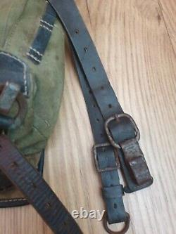 WW2 German Army M. 39 Fur Back-Pack (Tornister) with Original Leather Straps