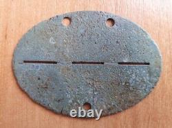 WW2 German Army SS Wermacht ID DOG TAG (7. /SS-Frw. Art. R. 14)