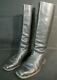 WW2 German Army Senior Officers Black Leather Riding Boots Size 11 Supple, RARE