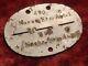 WW2 German Army Wermacht ID DOG TAG (Nachr. Ers. Abt. 1)