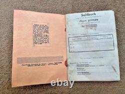 WW2 German Bilingual Soldbuch For Latvian Elite Volunteer. Unissued
