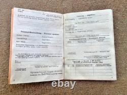 WW2 German Bilingual Soldbuch For Latvian Elite Volunteer. Unissued