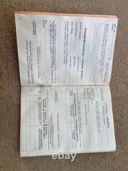 WW2 German Bilingual Soldbuch For Latvian Elite Volunteer. Unissued