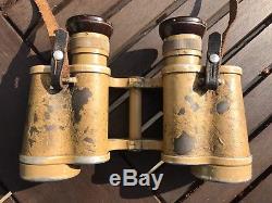 WW2 German Binoculars 6x30 Tan Swarovski Cag Original Equipment Dienstglas