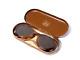 WW2 German Carl Zeiss Jena Umbral Pilot Sunglasses Goggles & Metal Case #1