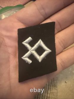 WW2 German Collar Tab 7th SS Division Prinz Eugen Original