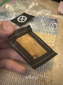 WW2 German Collar Tab 7th SS Division Prinz Eugen Original