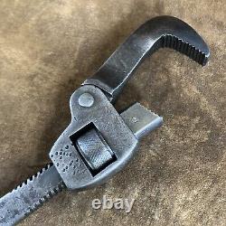 WW2 German D. R. G. M. Adjustable Pipe Wrench Wehrmacht Tool