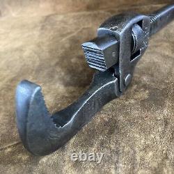 WW2 German D. R. G. M. Adjustable Pipe Wrench Wehrmacht Tool