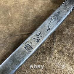 WW2 German D. R. G. M. Adjustable Pipe Wrench Wehrmacht Tool