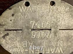 WW2 German DOG TAG ELITE SIGNALS BATALLION EXC. ++ RARE