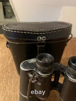 WW2 German Dienstglas 10x50 Leitz Binoculars With Original Case Stamped 1940