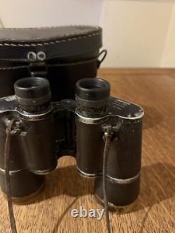 WW2 German Dienstglas 10x50 Leitz Binoculars With Original Case Stamped 1940