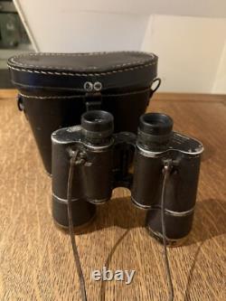 WW2 German Dienstglas 10x50 Leitz Binoculars With Original Case Stamped 1940