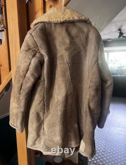 WW2 German Eastern Front winter coat sheepskin original elite uniform wool MG42