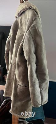 WW2 German Eastern Front winter coat sheepskin original elite uniform wool MG42