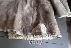 WW2 German Eastern Front winter coat sheepskin original elite uniform wool MG42