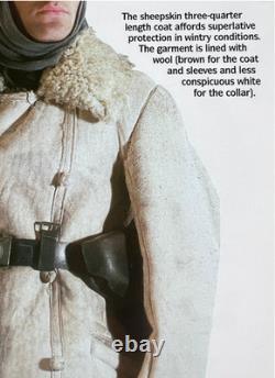 WW2 German Eastern Front winter coat sheepskin original elite uniform wool MG42