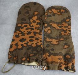 WW2 German Elite Oakleaf Pattern Camo Army parka uniform smock Winter Gloves